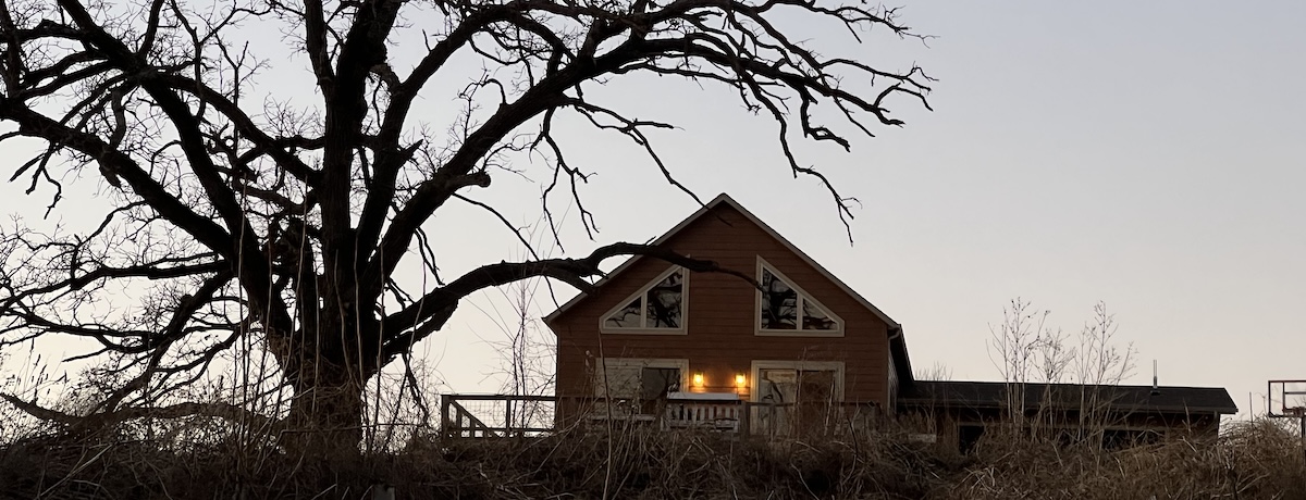 Winter scene at Twisted Oaks