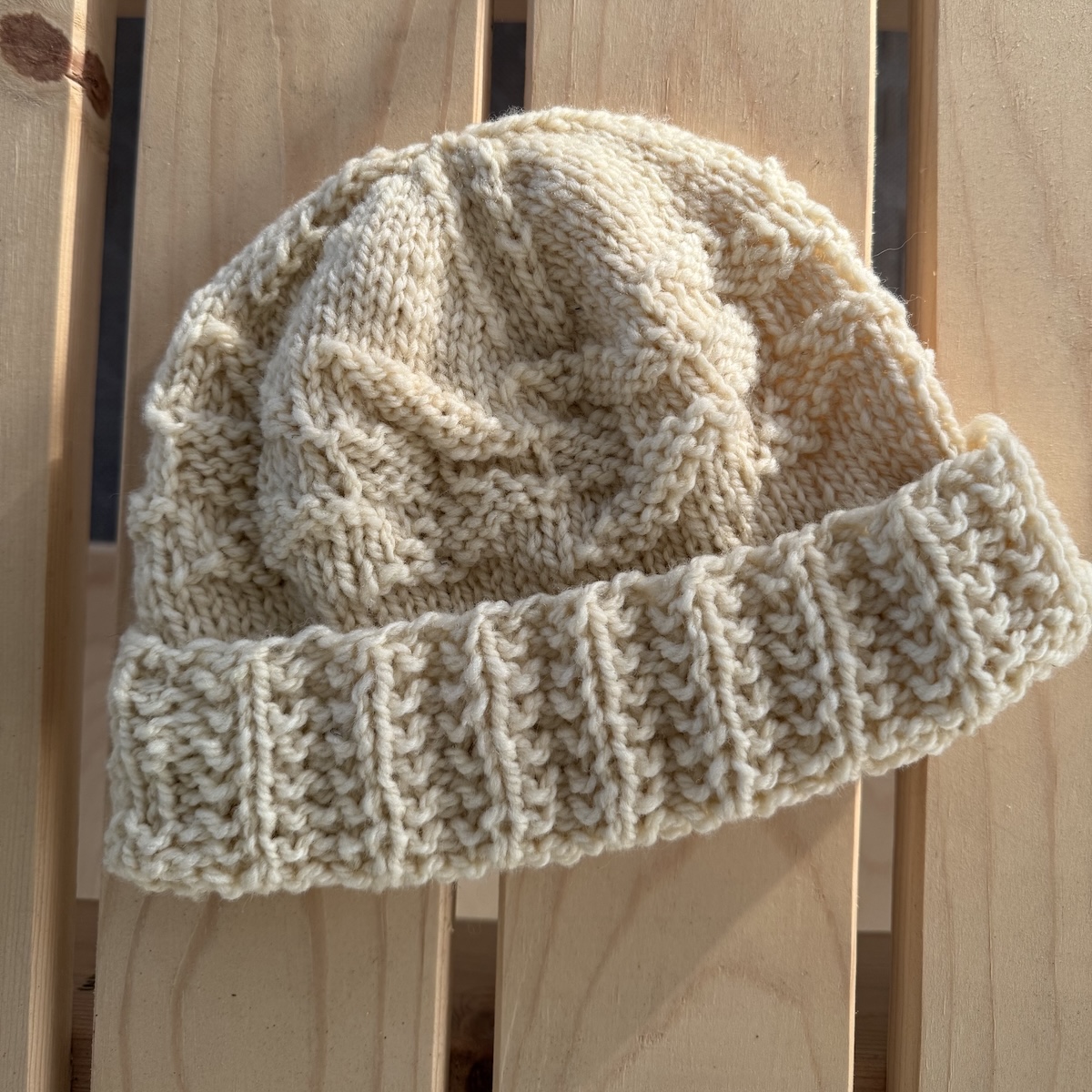 Twisted Oaks Hand Knitted Wool Hat